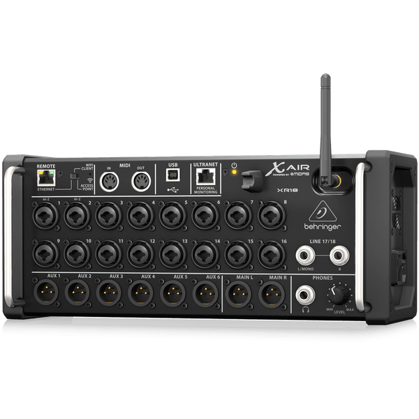 Behringer X AIR XR18 18-Channel, 12-Bus Digital Mixer for iPad/Android Tablets