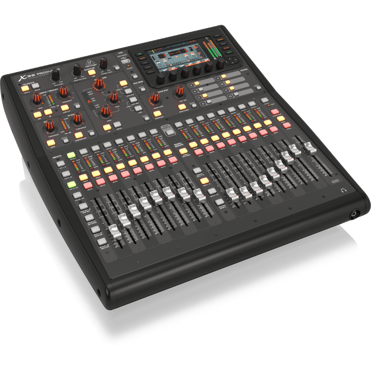 Table de mixage numérique Behriger X32 Producer avec Flight case Table de mixage numérique Behriger X32 Producer avec Flight case