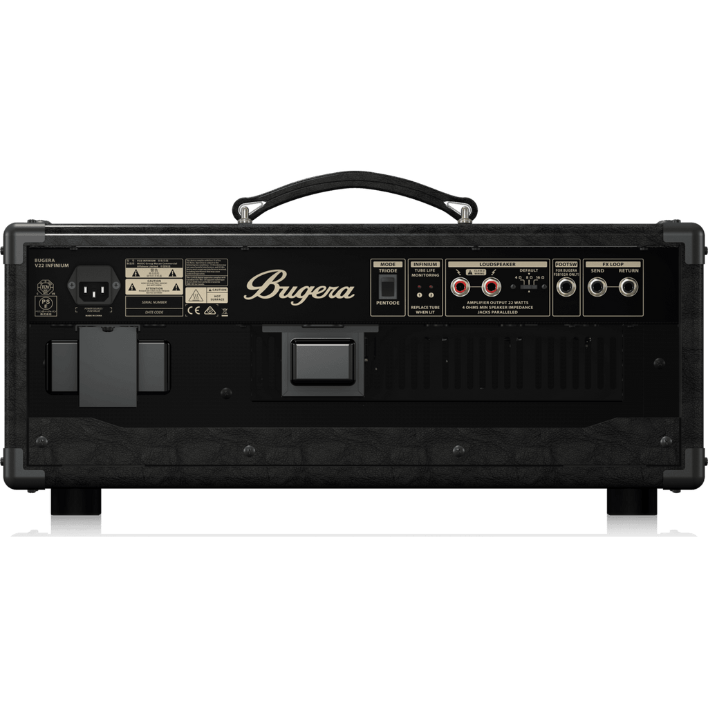 Bugera V22HD INFINIUM 22-Watt Vintage 2-Channel Tube Amplifier Head