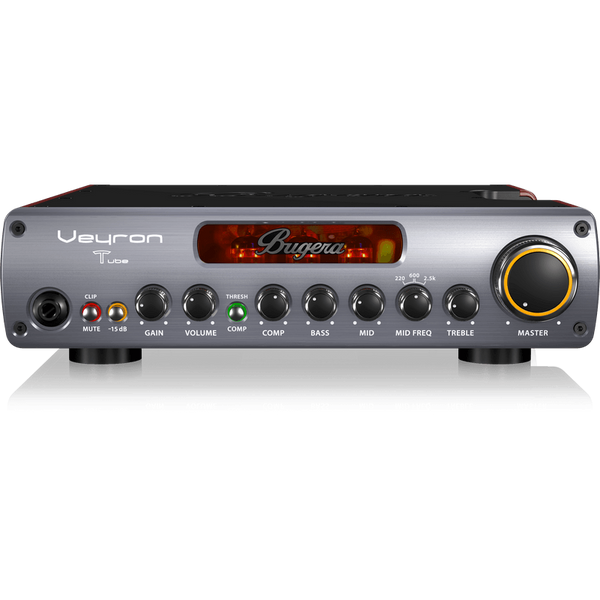 Bugera Veyron BV1001T 2,000-Watt Class-D Bass Amplifier with Tube Preamp