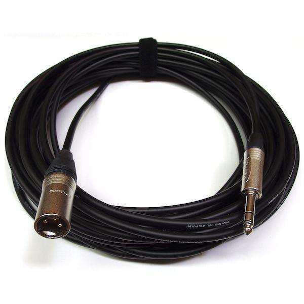 Canare L4E6-S "Starquad" Premium NEUTRIK TRS to Male XLR Cable