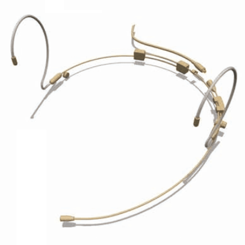 Cannon HS14T Tan Premium Double Ear-Hook Omni-Directional Headset