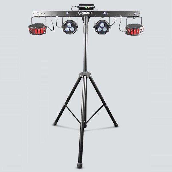 Chauvet GigBAR 2 All-In-One DJ/Party Lighting Effects System with Controller and Carry Bag