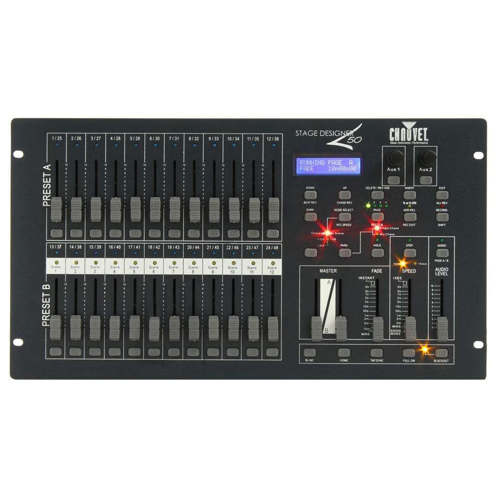 Chauvet Stage Designer 50 48-Channel Theatre-style DMX Controller