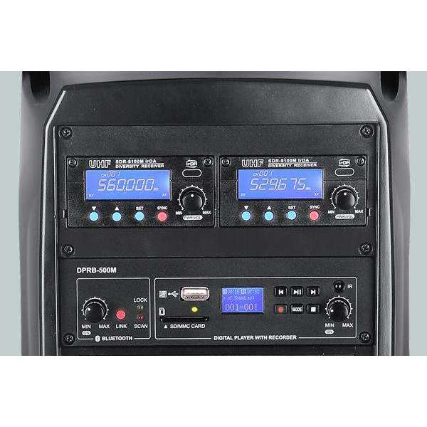 Chiayo Focus Pro 70 Portable PA System with built-in Bluetooth/SD/USB Player Recorder