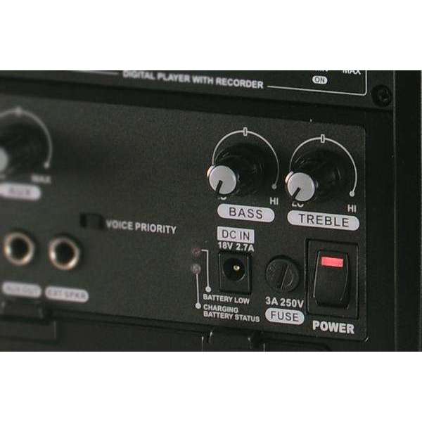 Chiayo Focus Pro 70 Portable PA System with built-in Bluetooth/SD/USB Player Recorder