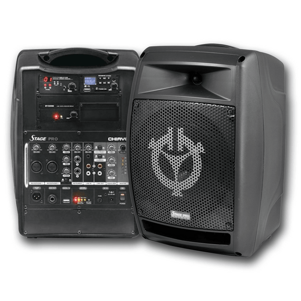 Chiayo Stage Pro 200-watt Portable PA System with built-in Bluetooth/SD/USB Player Recorder