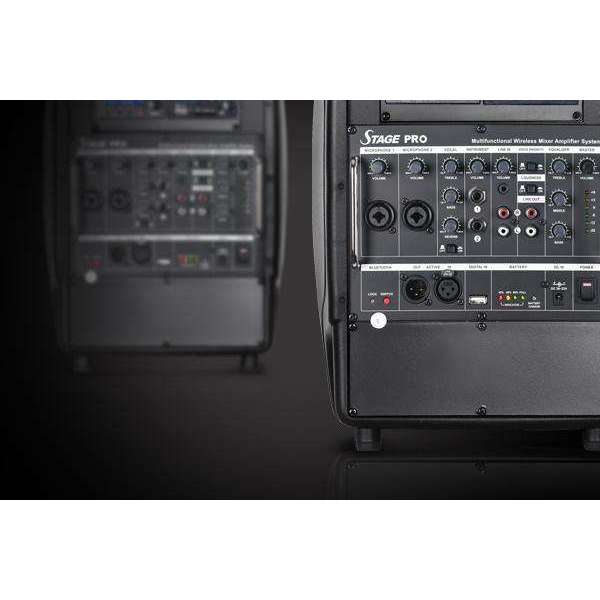 Chiayo Stage Pro 200-watt Portable PA System with built-in Bluetooth/SD/USB Player Recorder
