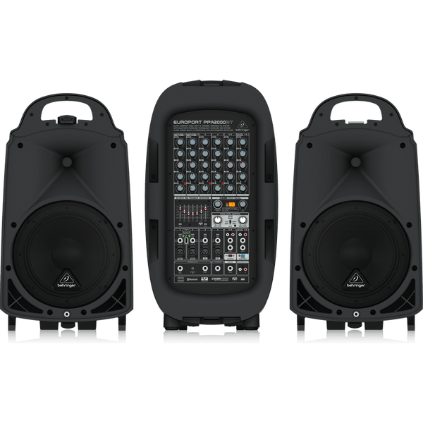 EUROPORT PPA2000BT 2000W 8-Channel Compact PA System