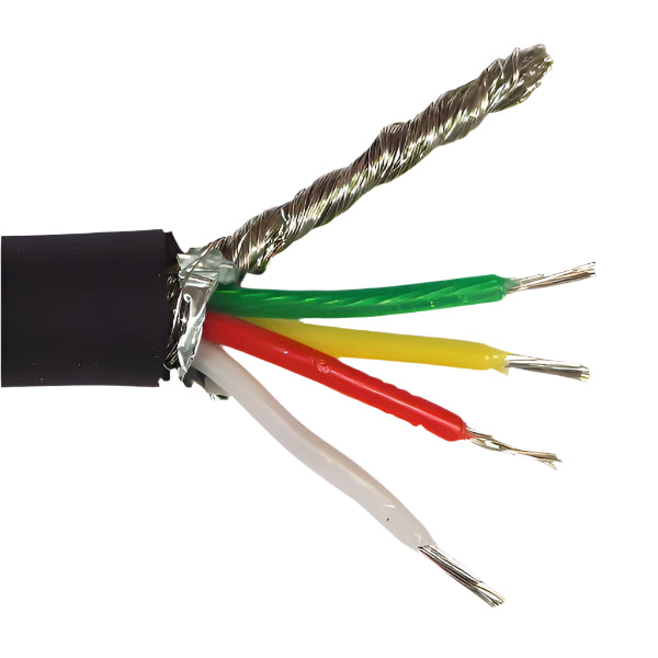 EWI 100 Metre Roll of 4 Conductor, 98% Tinned Copper Braided Shield DMX Cable w/ 20 5-pin XLR Connectors