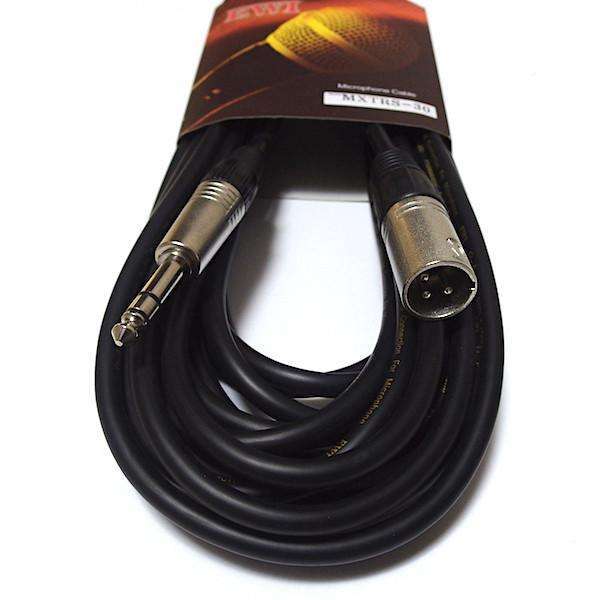 EWI MXTRS Mid Priced TRS Jack to XLR Male Cable - Buy 3 Get One Free