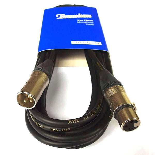 EWI Touring Grade MBQN Premium Neutrik XLR Pro Quad Microphone Cable