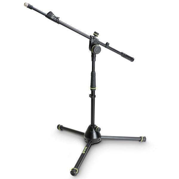 Gravity GMS4222B Short Instrument Microphone Stand with Telescopic Boom Arm