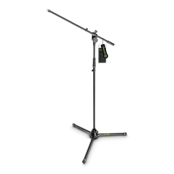 Gravity GMS4321B Microphone Stand with Folding Tripod Base and 2-Point Adjustment Boom