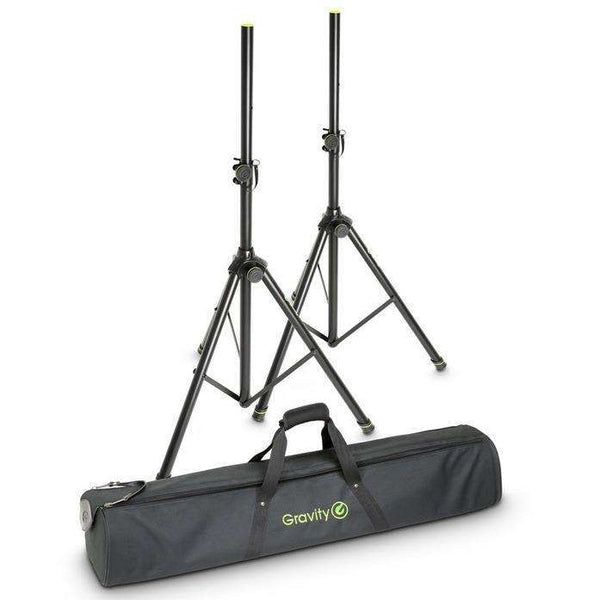 Gravity GSS5211BSET1 Speaker Stand Pair with Carry Bag - 50kg Capacity