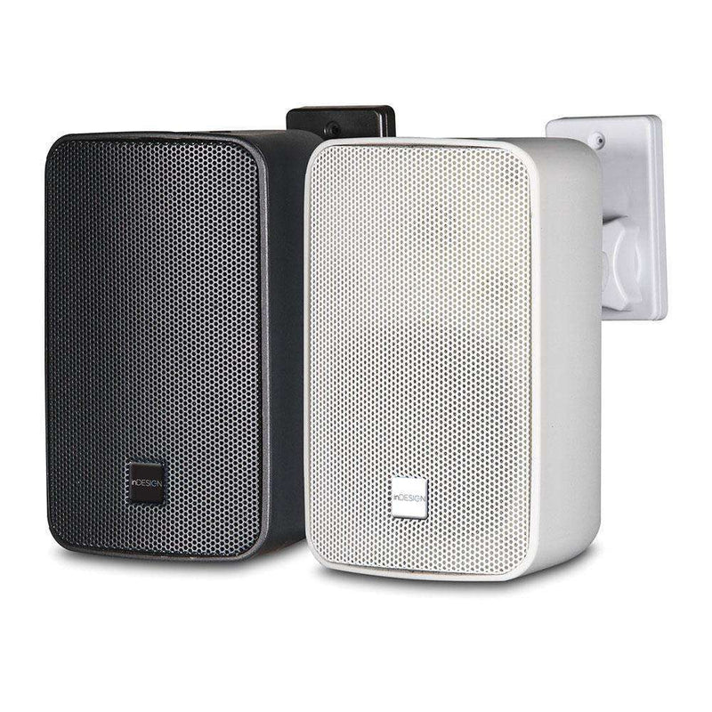 inDESIGN iD-BGM4 4″ 2-Way Weather Resistant Installation Speakers (pair) - Black or White