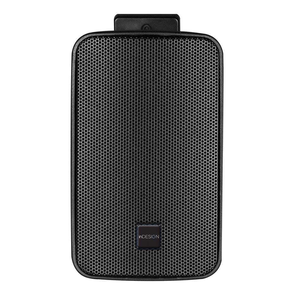 inDESIGN iD-BGM4 4″ 2-Way Weather Resistant Installation Speakers (pair) - Black or White - Black