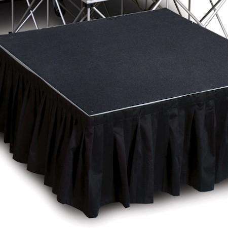 Intellistage 2 Metre Wide Stage Skirt - available in 20 to 120 cm height - 20cm