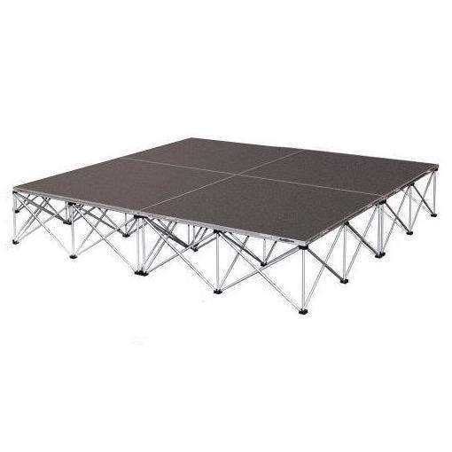 Intellistage 2 Metre x 2 Metre Portable Stage - 20, 30 or 40cm High (4 Square Metres) - 20cm