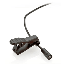 JTS CM-125B Black Sub-Miniature Omni-Directional Lapel Microphone (Suited to TV & Broadcast) - Last One