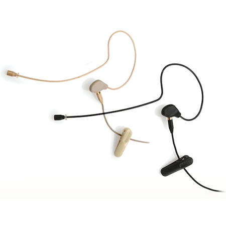 JTS CM-801T Tan Premium Single Ear-Hook Omni-Directional Headset