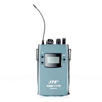 JTS SIEM-111R Belt Pack Receiver for SIEM-111 and SIEM-101 In Ear System (638~662 MHz)