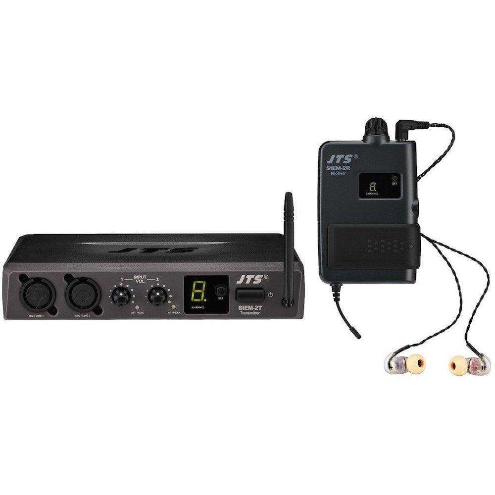JTS SIEM-2 Mono In Ear Monitoring System (638~662 MHz or 520~544 MHz) -  Cannon Sound And Light