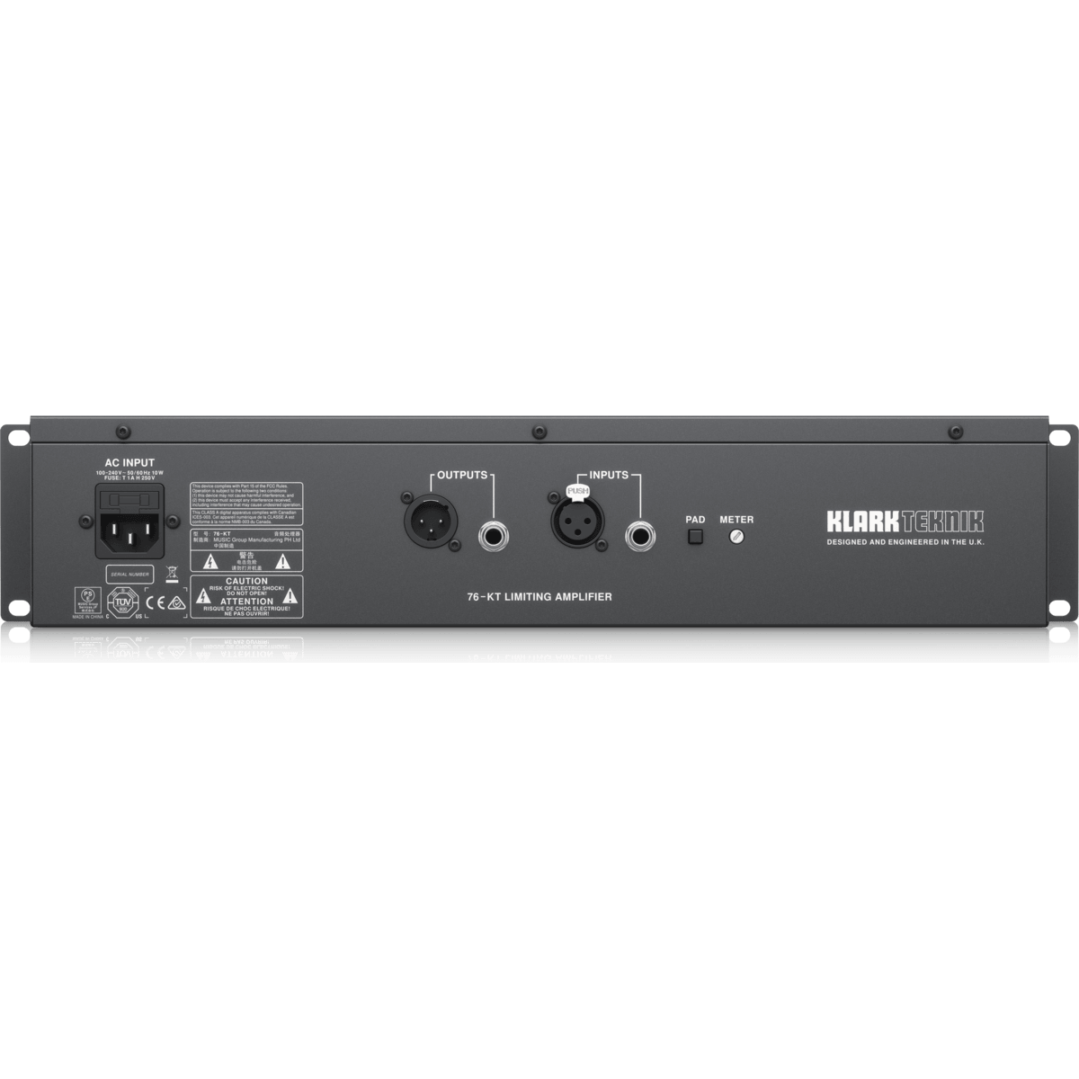 Klark Teknik 76-KT Classic FET-Style Compressor Klark Teknik 76-KT Classic FET-Style Compressor