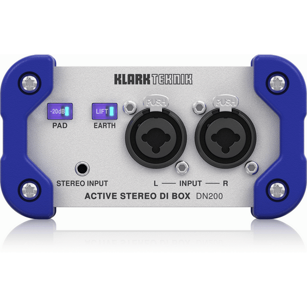Klark Teknik DN200V2 Active Stereo DI Box
