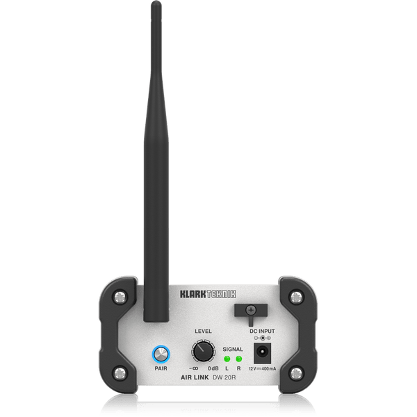 Klark Teknik DW 20R 2.4 GHz Wireless Stereo Receiver for High-Performance Stereo Audio Broadcasting