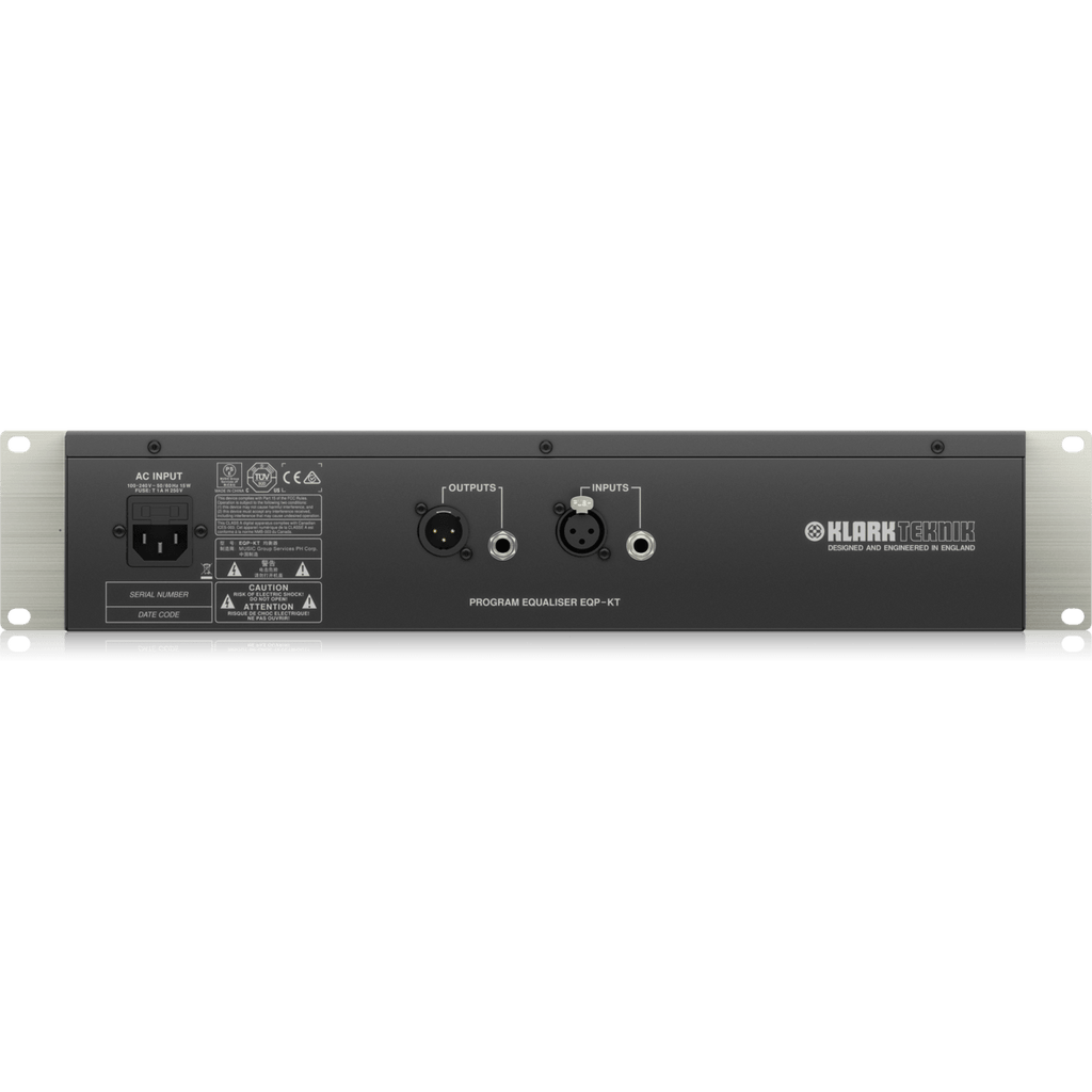 Klark Teknik EQP-KT Classic Tube Equaliser - Cannon Sound And Light