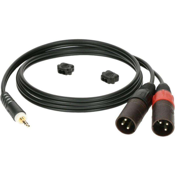 Klotz AY9 Straight Mini Jack 3.5 mm to 2 x XLR Male - 2 Metre