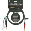Klotz High End Titanium 6 Metre Guitar Cable with Neutrik SILENT Jack Cannon Sound And Light