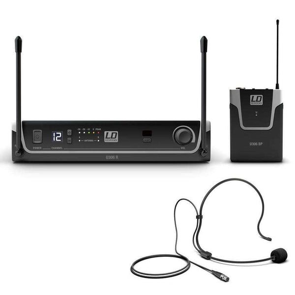 LD Systems U306BPH Wireless Headset Microphone System (655-679 MHz)