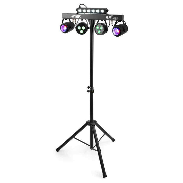 MAX PartyBar10 2x Jellymoon, 2 x PAR LED + 1 x UV/Strobe LED