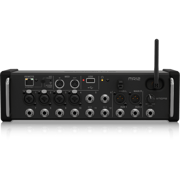 Midas MR12 12-Input Digital Mixer for iPad/Android Tablets