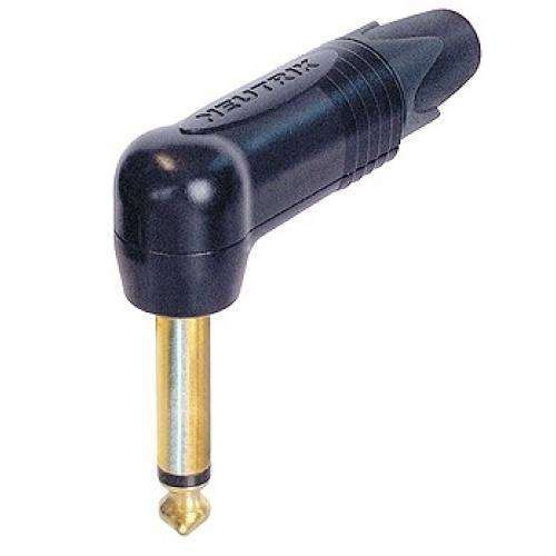 Neutrik - NP2RX-B - 2-Pole Right-angle 1/4" Phone Plug