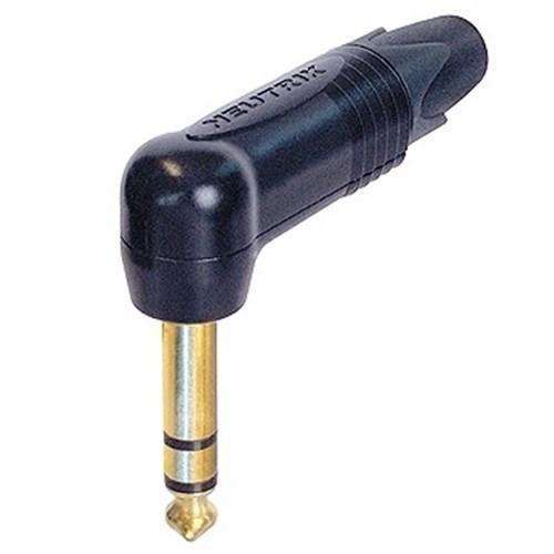 Neutrik - NP3RXB - 3-Pole Right-angle 1/4" Phone Plug