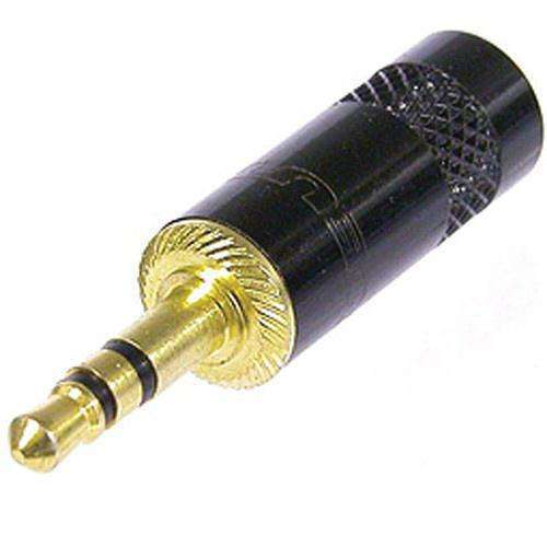 Neutrik Rean - NYS231BG - Black 3.5mm Stereo Mini-jack Plug with Gold Plating