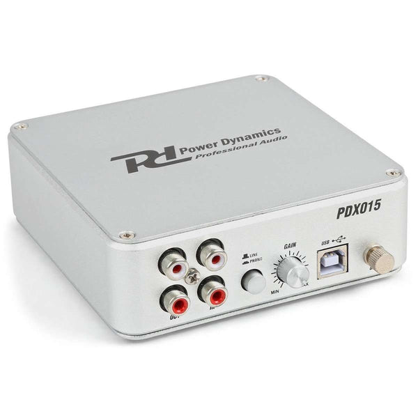 Power Dynamics PDX015 USB Phono Preamp with Software