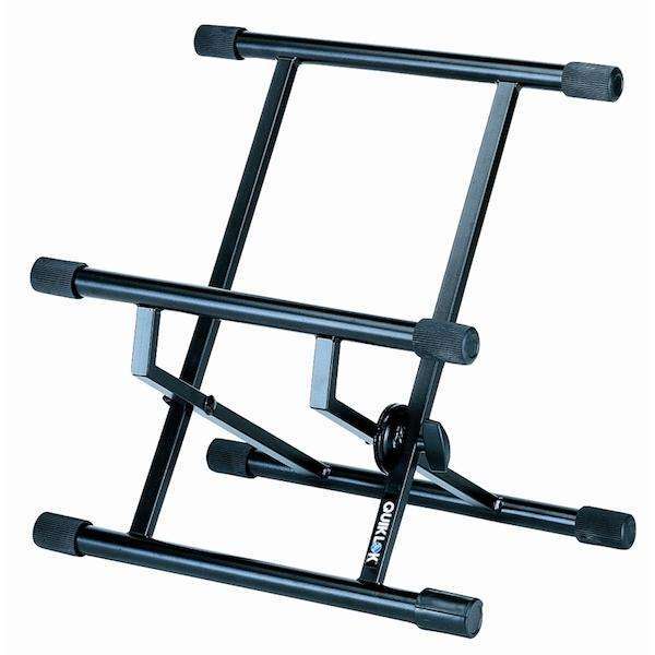 Quik Lok BS/317 Double Brace Low-profile Amp/Monitor/Speaker Tilt-back Stand