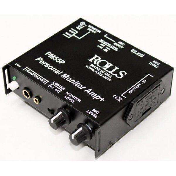 Rolls PM55P Personal Monitor System with Built in switchable Optical Limiter