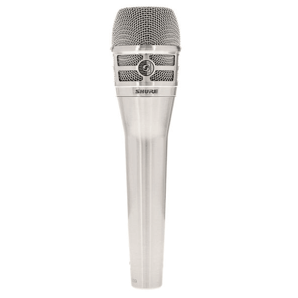 Shure KSM8N Dualdyne Cardioid Dynamic Vocal Microphone - Brushed Nickel Finish