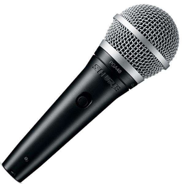Shure PGA48 Cardioid Dynamic Vocal Microphone with 4.57 Metre XLR-XLR cable