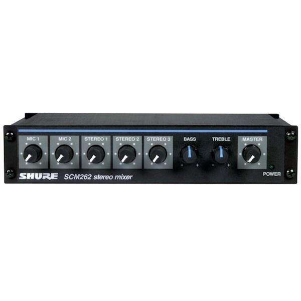 Shure SCM262 5 Channel Stereo Microphone Mixer