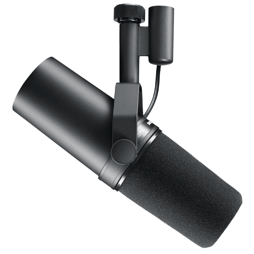 Shure SM7B Broadcast Voice Over Cardioid Microphone