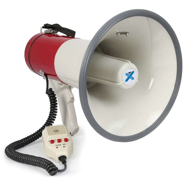 Vexus 25 Watt (50 Watt max.) Over The Shoulder Style Megaphone with Siren